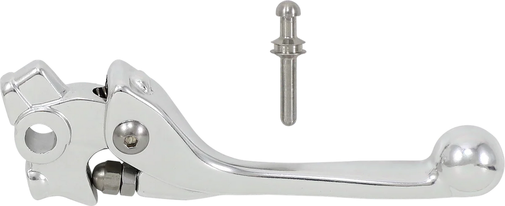 Moose Offroad Forged 6061-T6 Brake Lever - Silver H07-2910BS - Side View