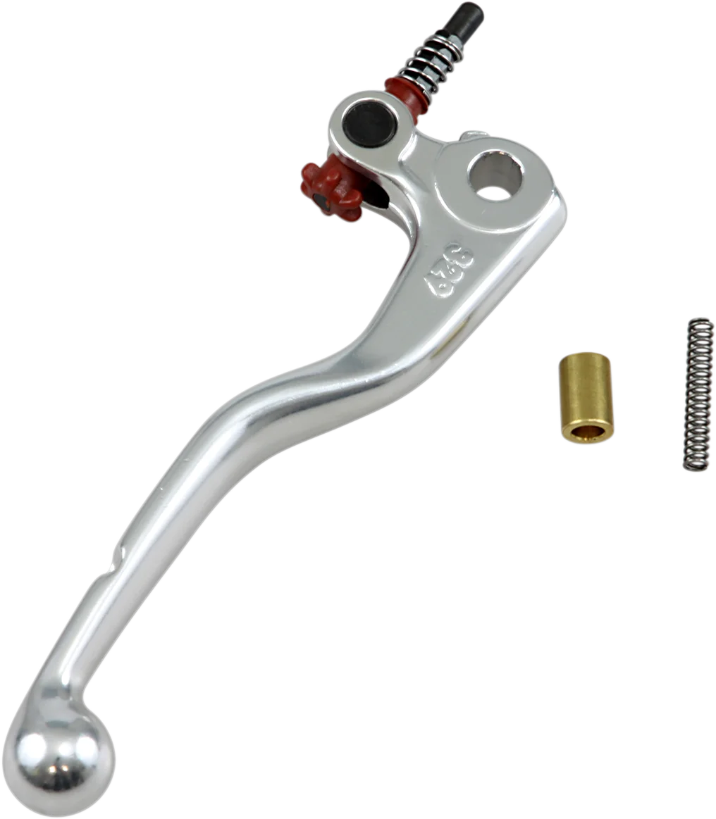 Moose Offroad Forged 6061-T6 Clutch Lever - Silver H07-5923S - Side View