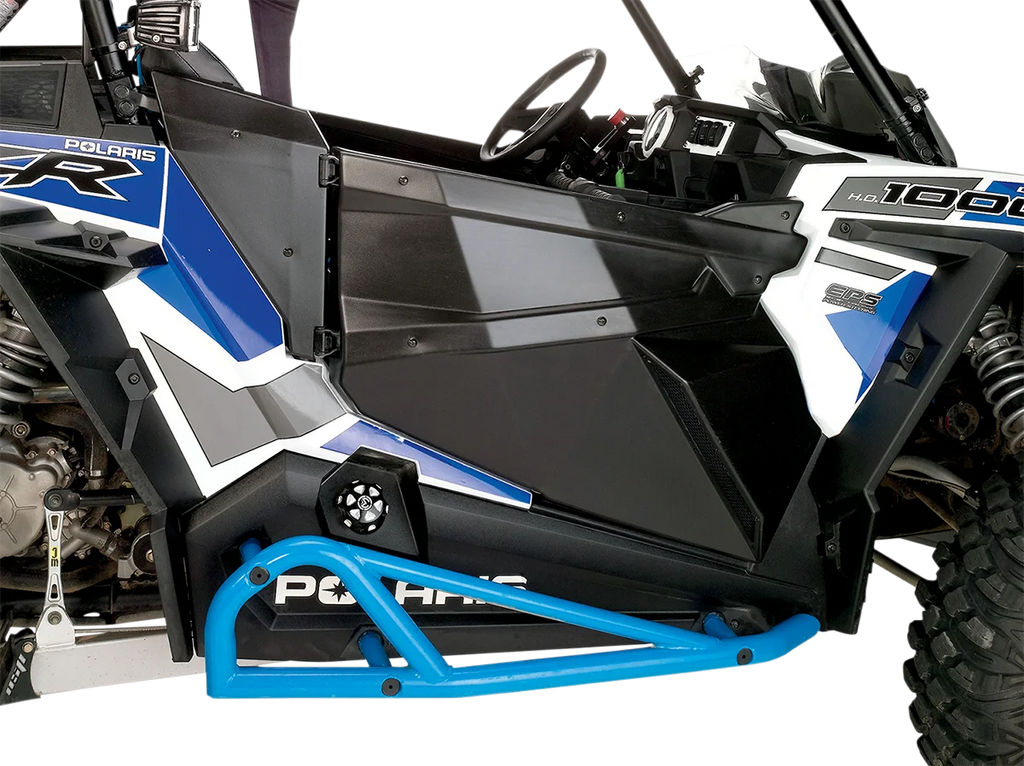 Moose Offroad Front Doors - Black - RZR CMU19486-20 - Side View