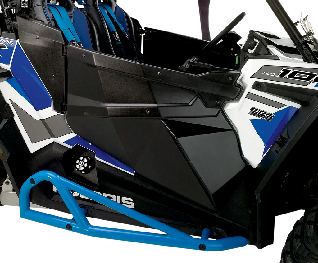 Moose Offroad Front Doors - Black - RZR CMU19486-20 - Back View