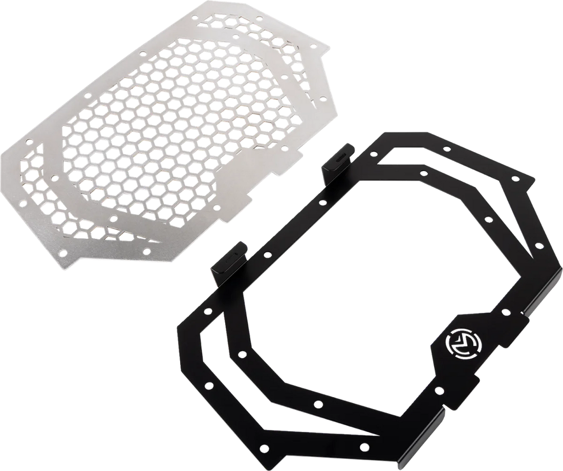 Moose Offroad Front Grille 100-1374-PU fits RZR 900 / RZR 1000 - Side View