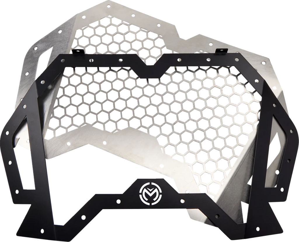 Moose Offroad Front Grille 100-1378-PU fits RZR 900 / RZR 1000 - Back View