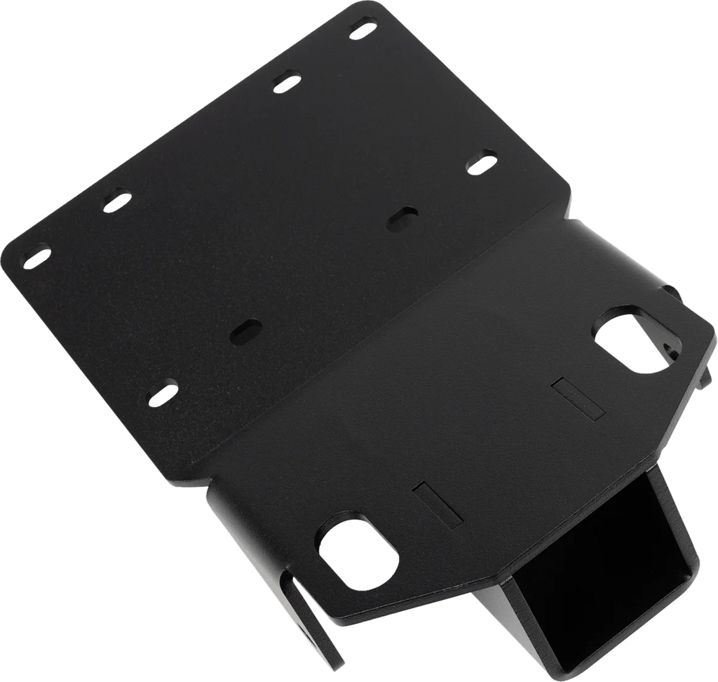 Moose Offroad Front Receiver Hitch - 2" 1059PF fits Honda - Side View