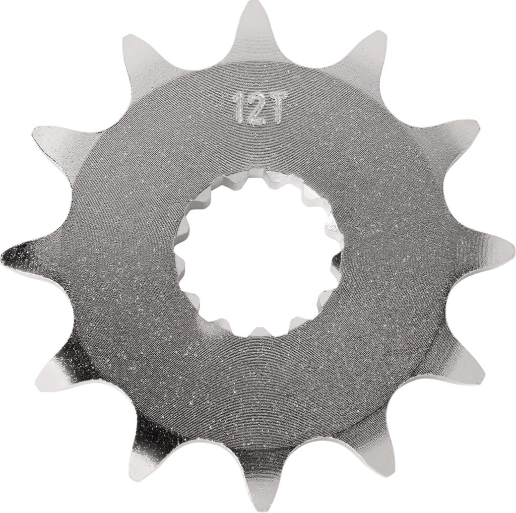 Moose Offroad Front Sprocket - 12 Tooth - Kawasaki/Suzuki 26-3132-12CRMO - Side View