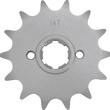 Load image into Gallery viewer, Moose Offroad Front Sprocket - 14 Tooth 26-1153-14CRMO fits Honda - Main Product View