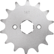 Load image into Gallery viewer, Moose Offroad Front Sprocket - 14 Tooth 26-1181-14CRMO fits Honda XR200R - Main Product View