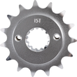 Load image into Gallery viewer, Moose Offroad Front Sprocket - 15 Tooth 26-1184-15CRMO fits Honda XL600 V - Main Product View