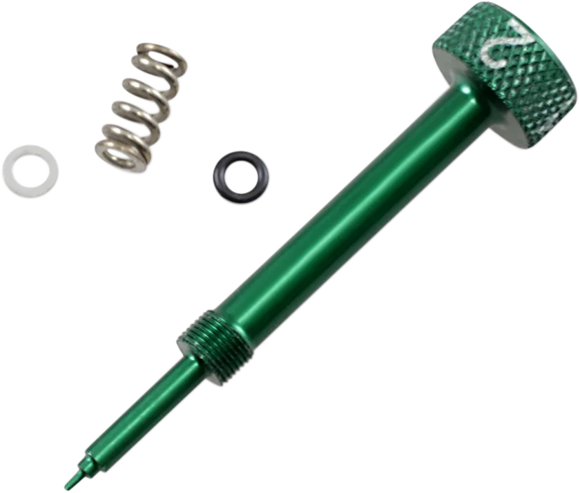 Moose Offroad Fuel Mixture Screw by Zip-Ty - Green FMS01-GR - Main Product View