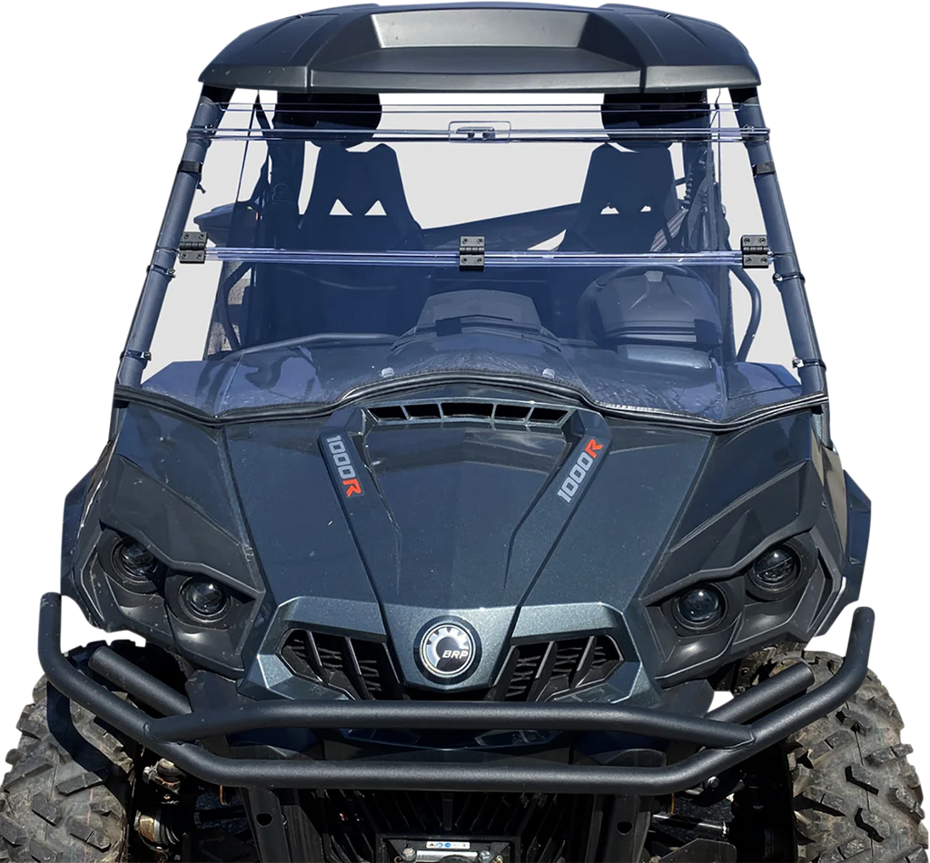 Moose Offroad Full Folding Windshield - Deluxe - V000269-12200M fits Commander - Main Product View