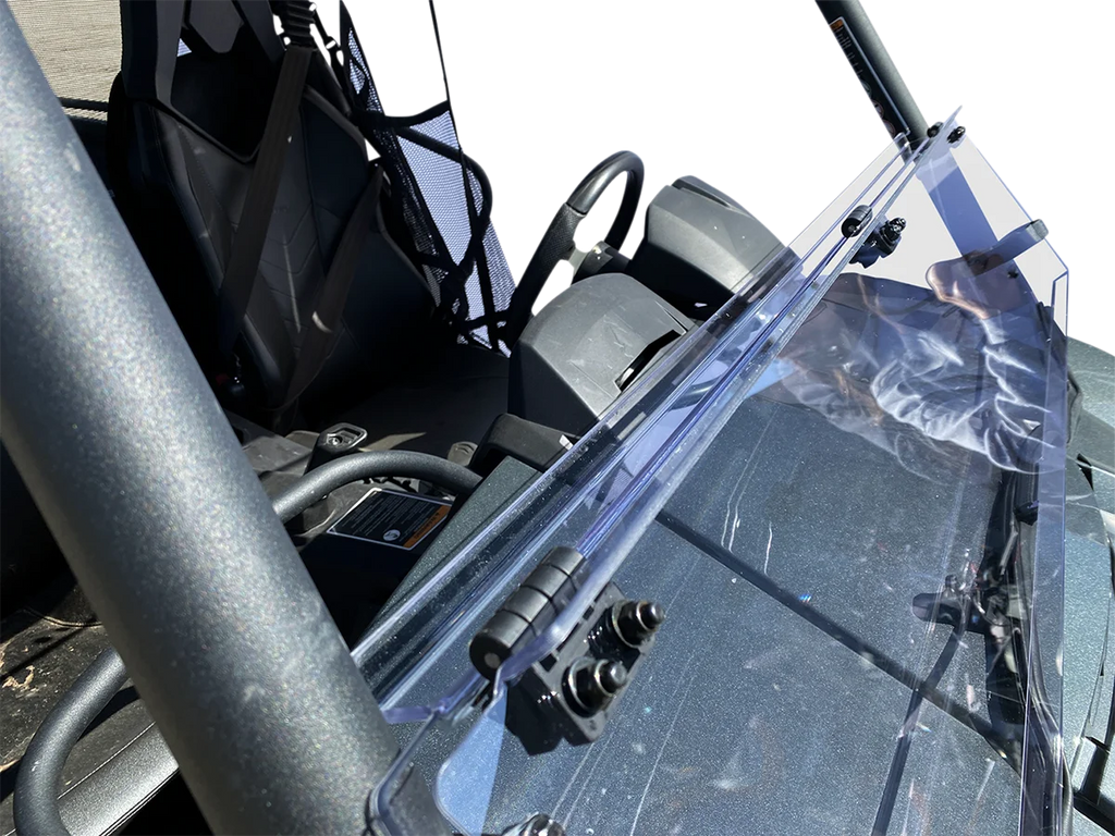 Moose Offroad Full Folding Windshield - Deluxe - V000269-12200M fits Commander - Additional View 5