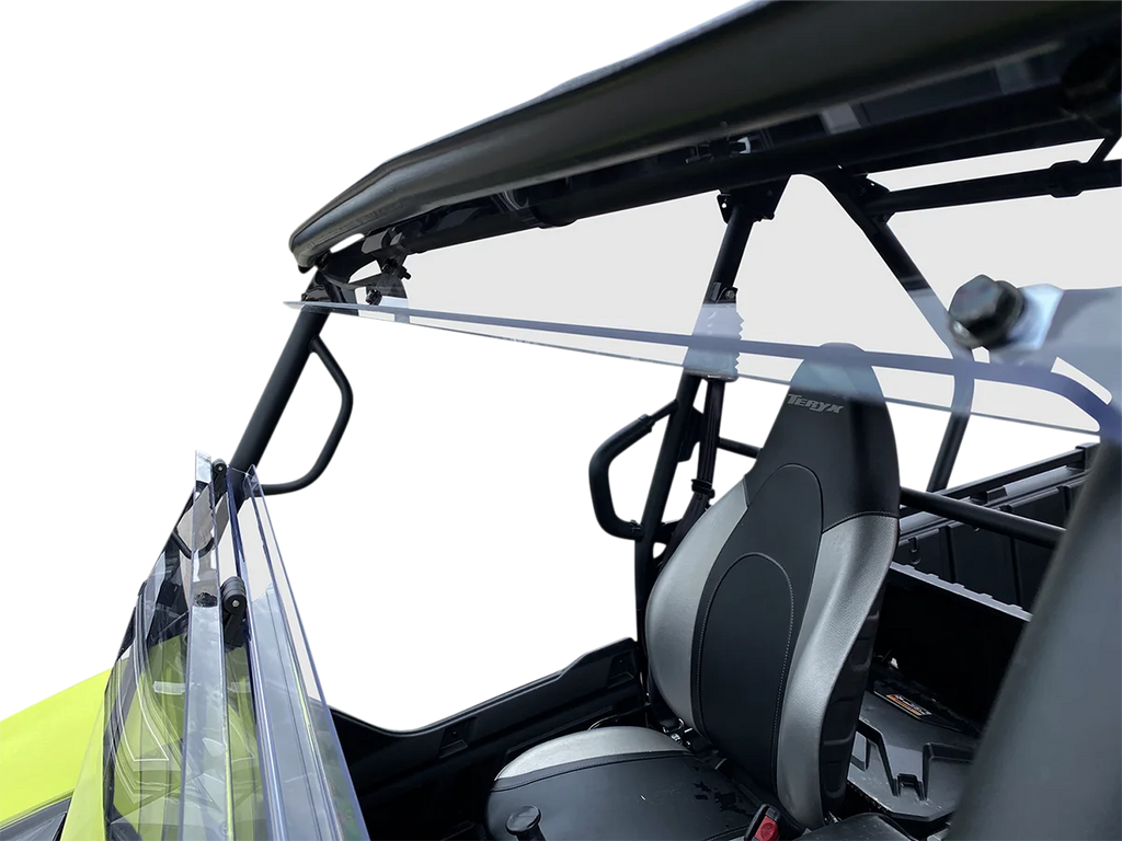 Moose Offroad Full Folding Windshield - Deluxe - V000277-12200M fits Teryx - Side View