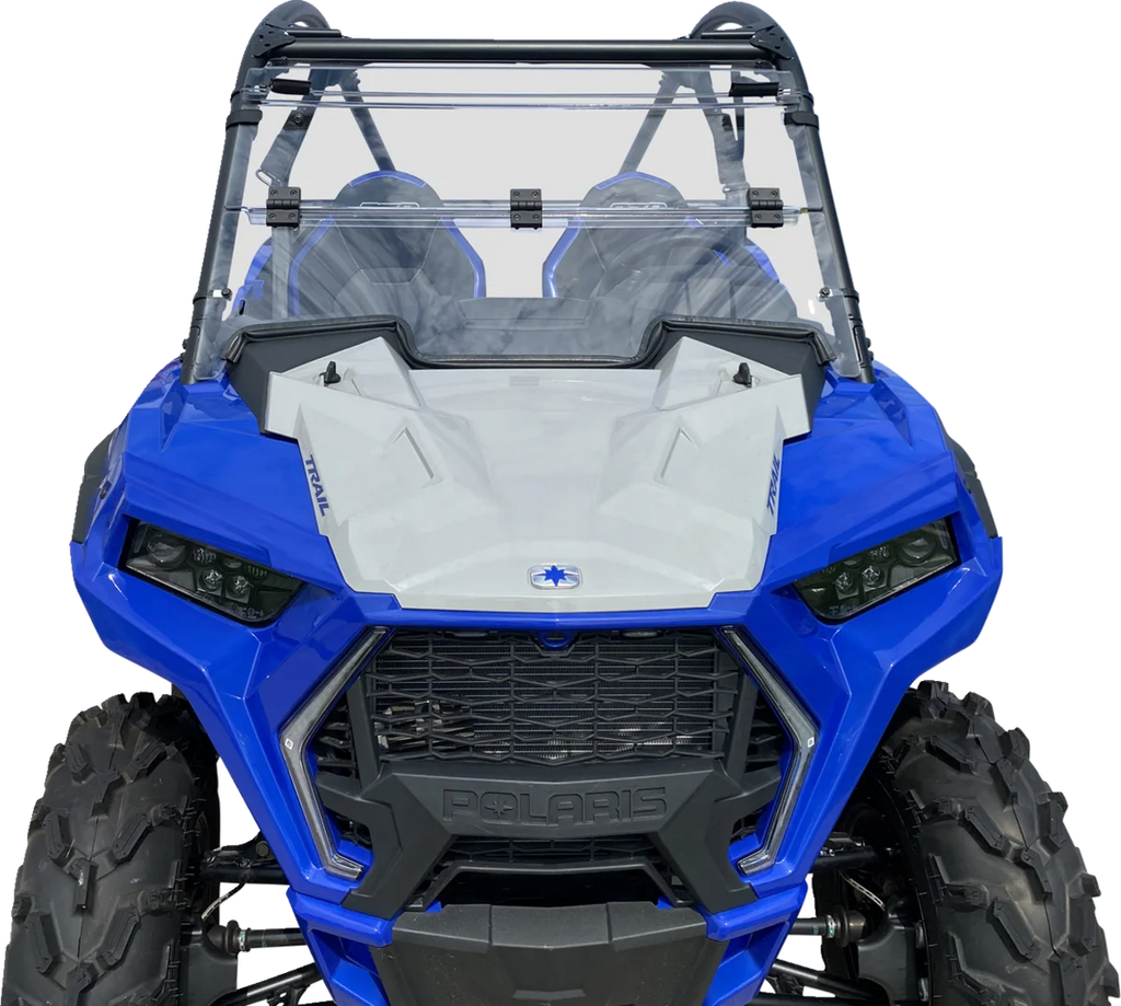 Moose Offroad Full Folding Windshield - Deluxe - V000291-12200M fits RZR Trail - Additional View 5