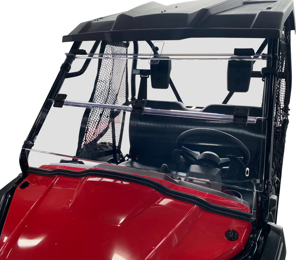 Moose Offroad Full Folding Windshield - Deluxe - V000351-12200M fits Pioneer - Main Product View