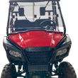 Load image into Gallery viewer, Moose Offroad Full Folding Windshield - Deluxe - V000351-12200M fits Pioneer - Back View