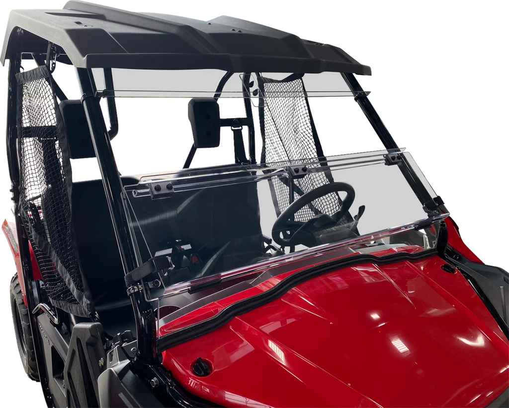 Moose Offroad Full Folding Windshield - Deluxe - V000351-12200M fits Pioneer - Additional View 6