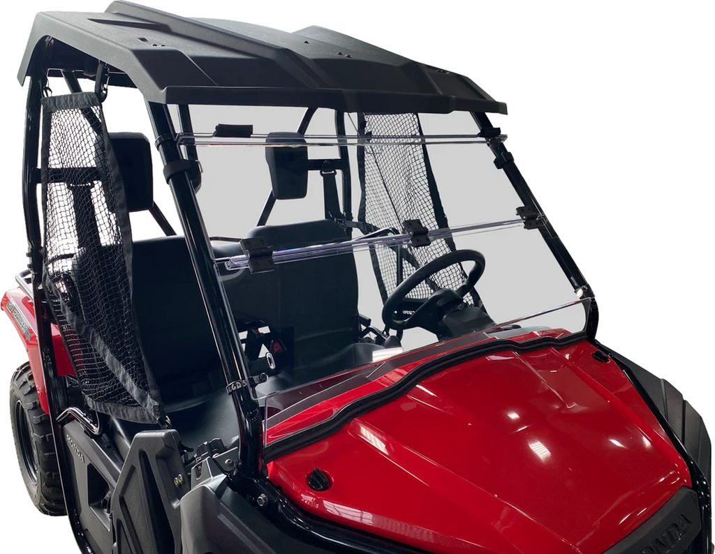 Moose Offroad Full Folding Windshield - Deluxe - V000351-12200M fits Pioneer - Additional View 7