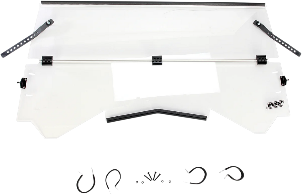 Moose Offroad Full Folding Windshield - LEMA100-0028 fits Can-Am - Main Product View