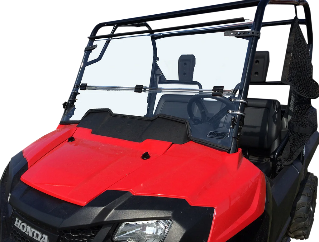 Moose Offroad Full Folding Windshield - LEMA100-003 fits Pioneer - Side View