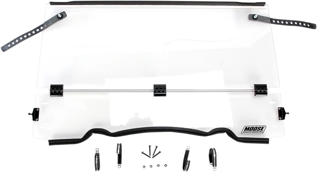 Moose Offroad Full Folding Windshield - LEMA100-0031 fits RZR - Main Product View