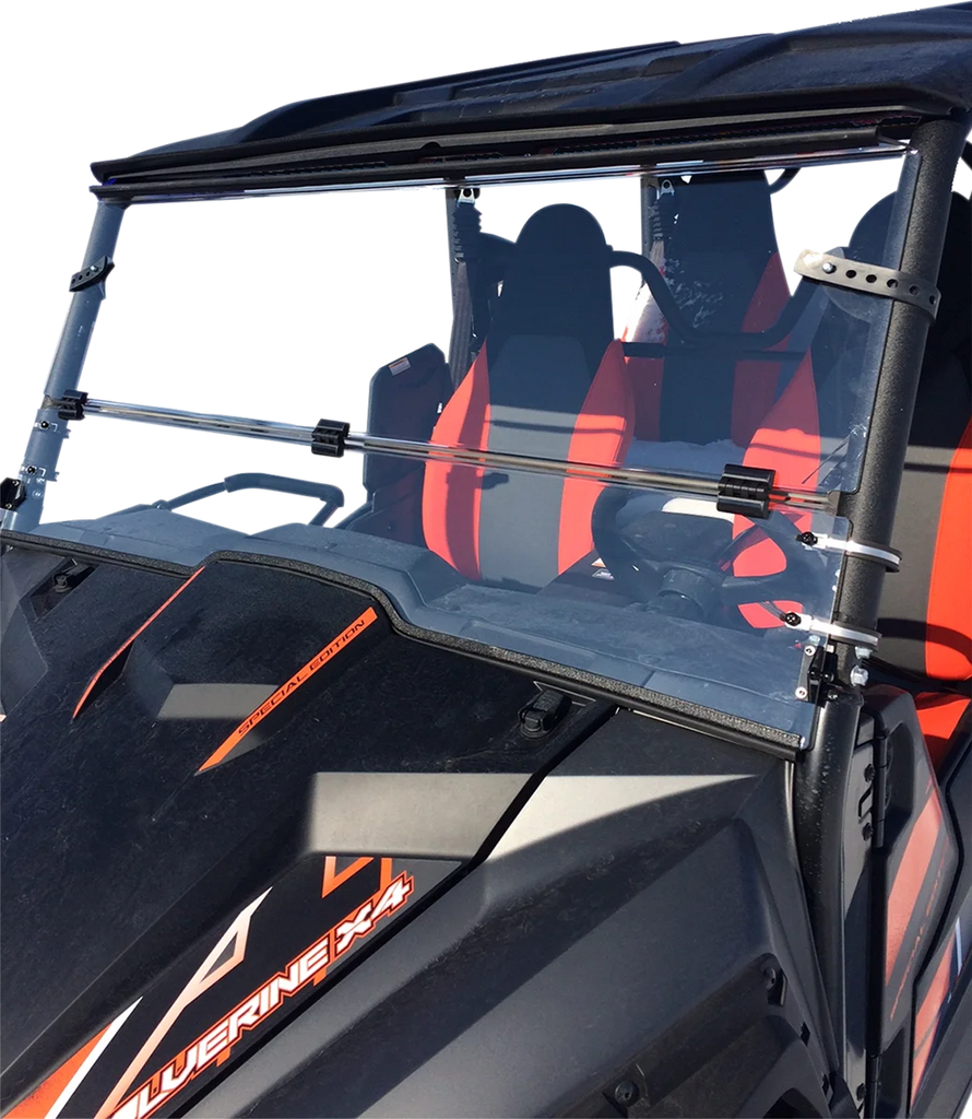 Moose Offroad Full Folding Windshield - LEMA100-0042 fits Wolverine - Main Product View
