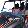 Load image into Gallery viewer, Moose Offroad Full Folding Windshield - LEMA100-0042 fits Wolverine - Side View