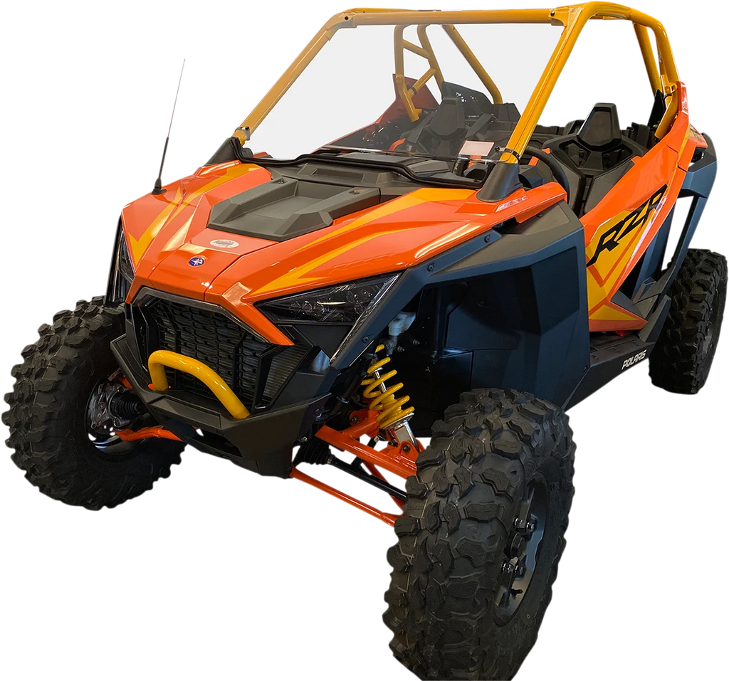 Moose Offroad Full Windshield - V000221-12200M fits RZR PRO - Side View