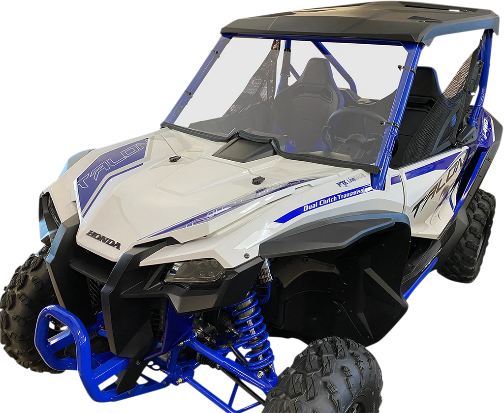 Moose Offroad Full Windshield - V000222-12200M fits Talon - Side View