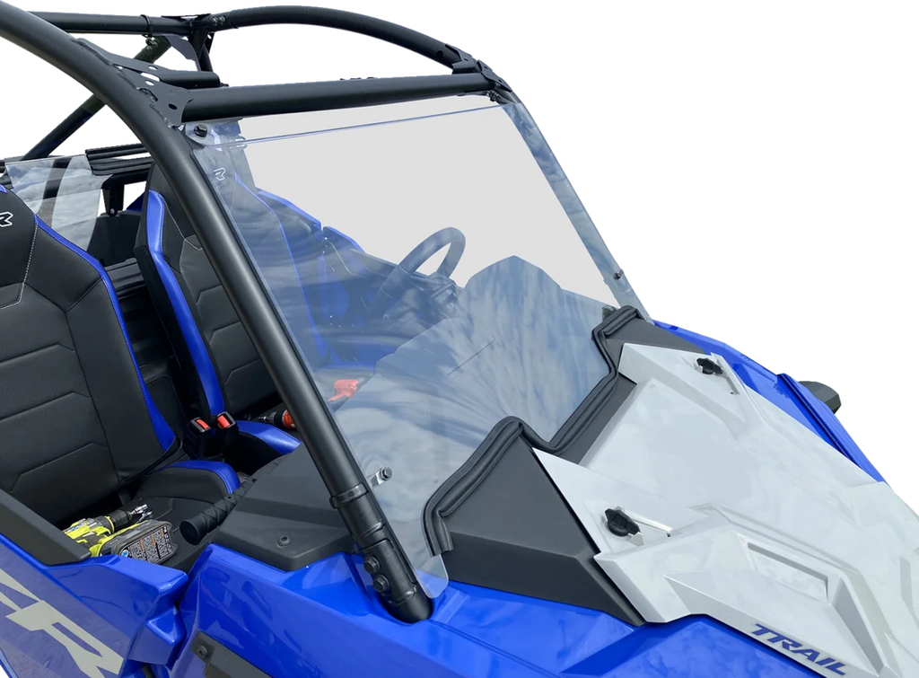 Moose Offroad Full Windshield - V000282-12200M fits RZR Trail - Side View