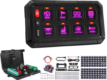 Load image into Gallery viewer, Moose Offroad Gang Switch Panel - 8 Position 90-100-PU - Main Product View