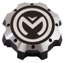 Load image into Gallery viewer, Moose Offroad Gas Cap - Silver/Black 100-4108-PU fits Polaris - Side View
