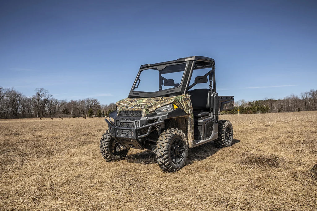 Moose Offroad Glass Windshield - 28115M fits Polaris Ranger - Back View