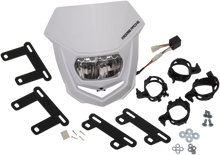 Load image into Gallery viewer, Moose Offroad Halo LED Headlight - White 8667100008 - Detail View