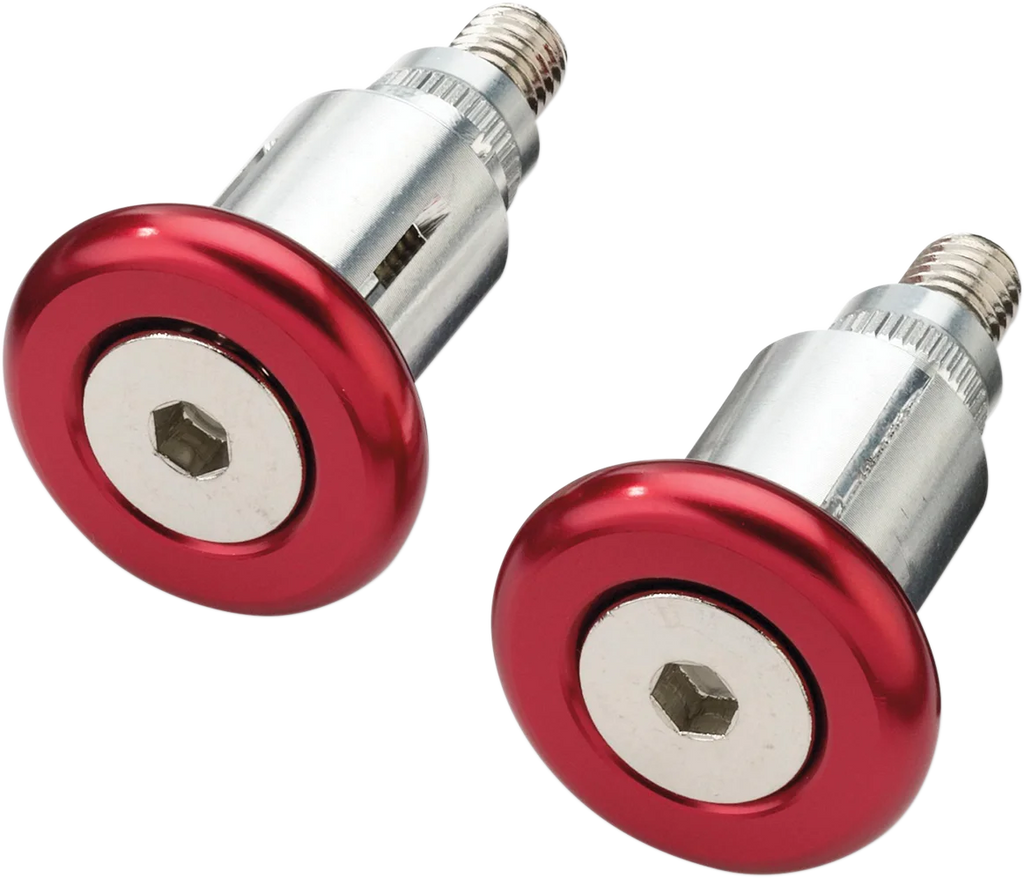 Moose Offroad Handlebar Ends - Red 1BEC0661-PRPM - Main Product View