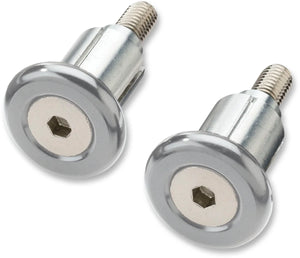 Moose Offroad Handlebar Ends - Silver 1BEC0661-PSPM - Main Product View