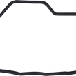 Load image into Gallery viewer, Moose Offroad Head Cover Gasket 819159mse fits Honda - Main Product View