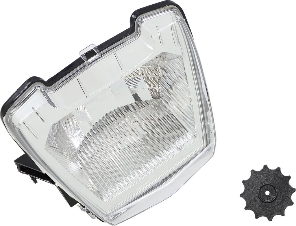 Moose Offroad Headlight - Halogen - Polaris 100-3450-PU - Side View
