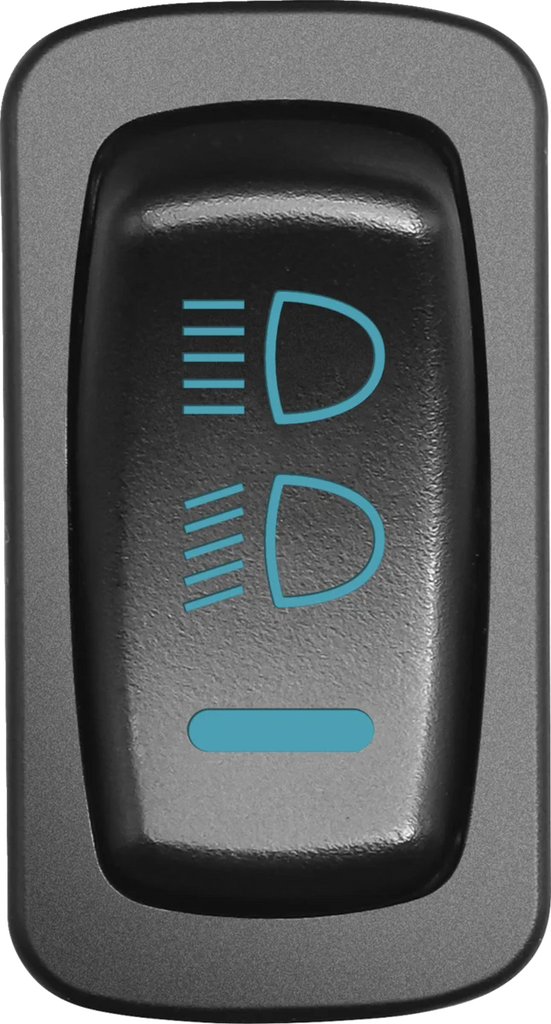 Moose Offroad Headlight Switch - Blue HDL-CAR-B fits Polaris - Main Product View
