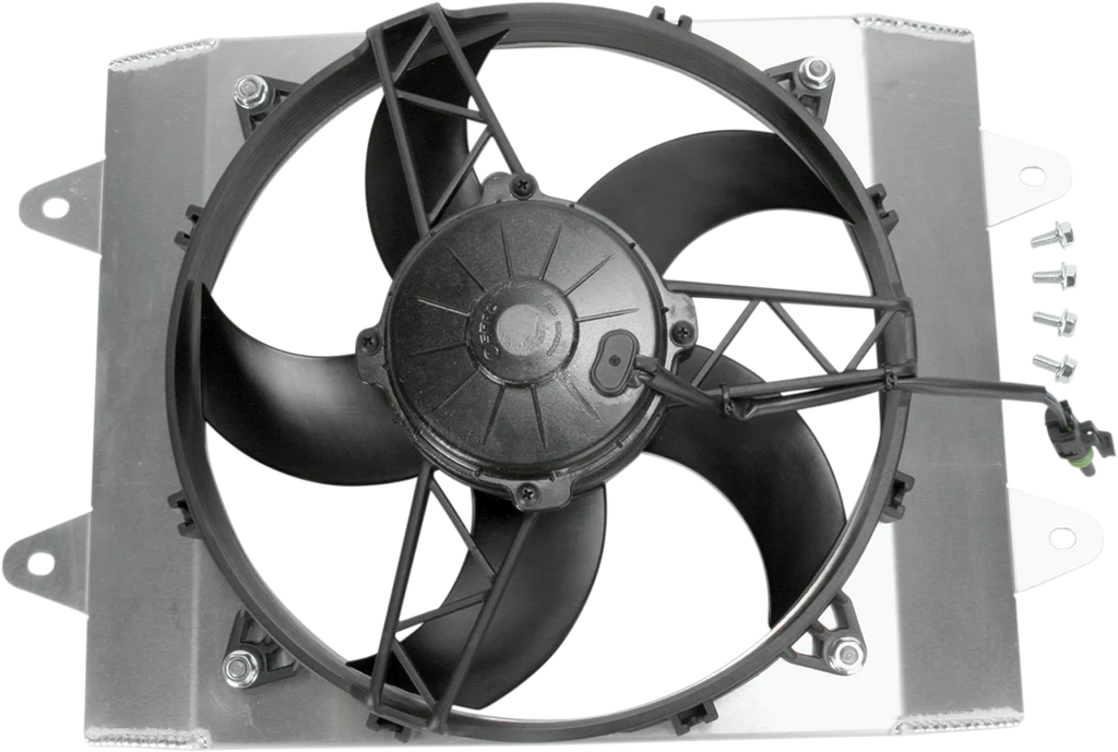 Moose Offroad Hi-Performance Cooling Fan - 1340 CFM - Polaris Z4020 - Side View
