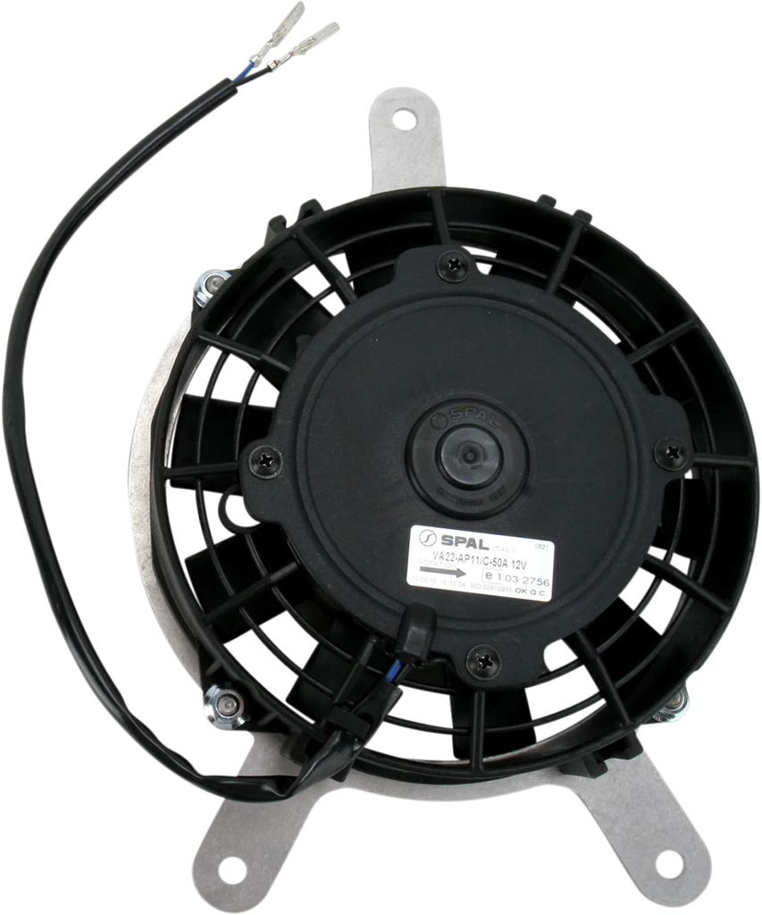Moose Offroad Hi-Performance Cooling Fan - 330 CFM - Z5014 fits Kawasaki - Side View