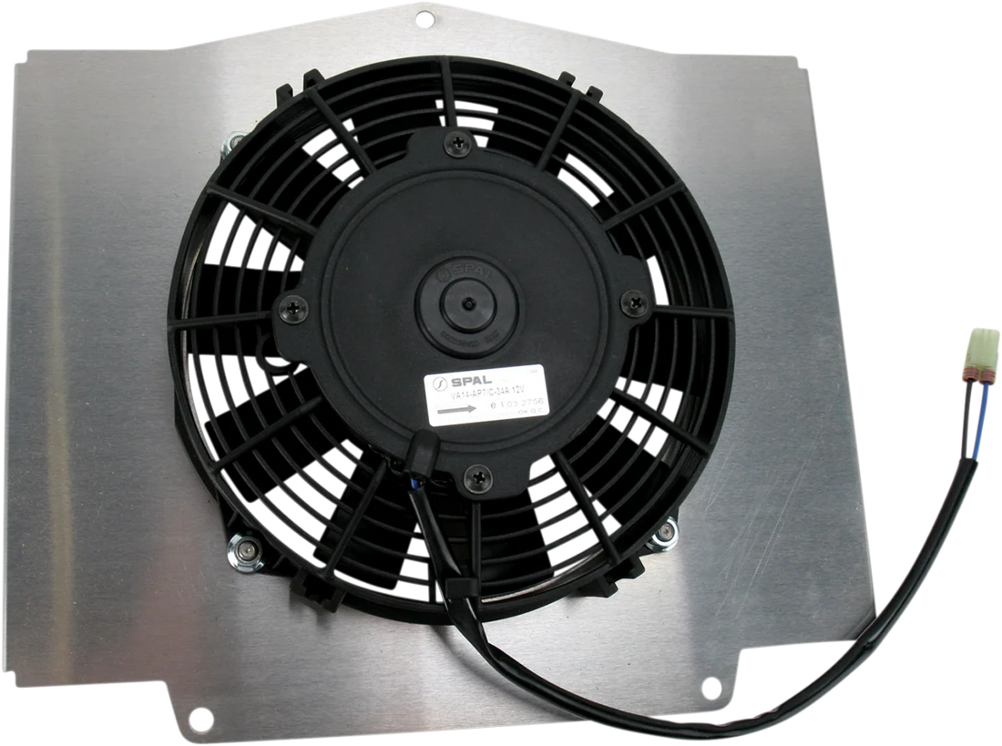 Moose Offroad Hi-Performance Cooling Fan - 440 CFM - Honda Z3000 - Side View