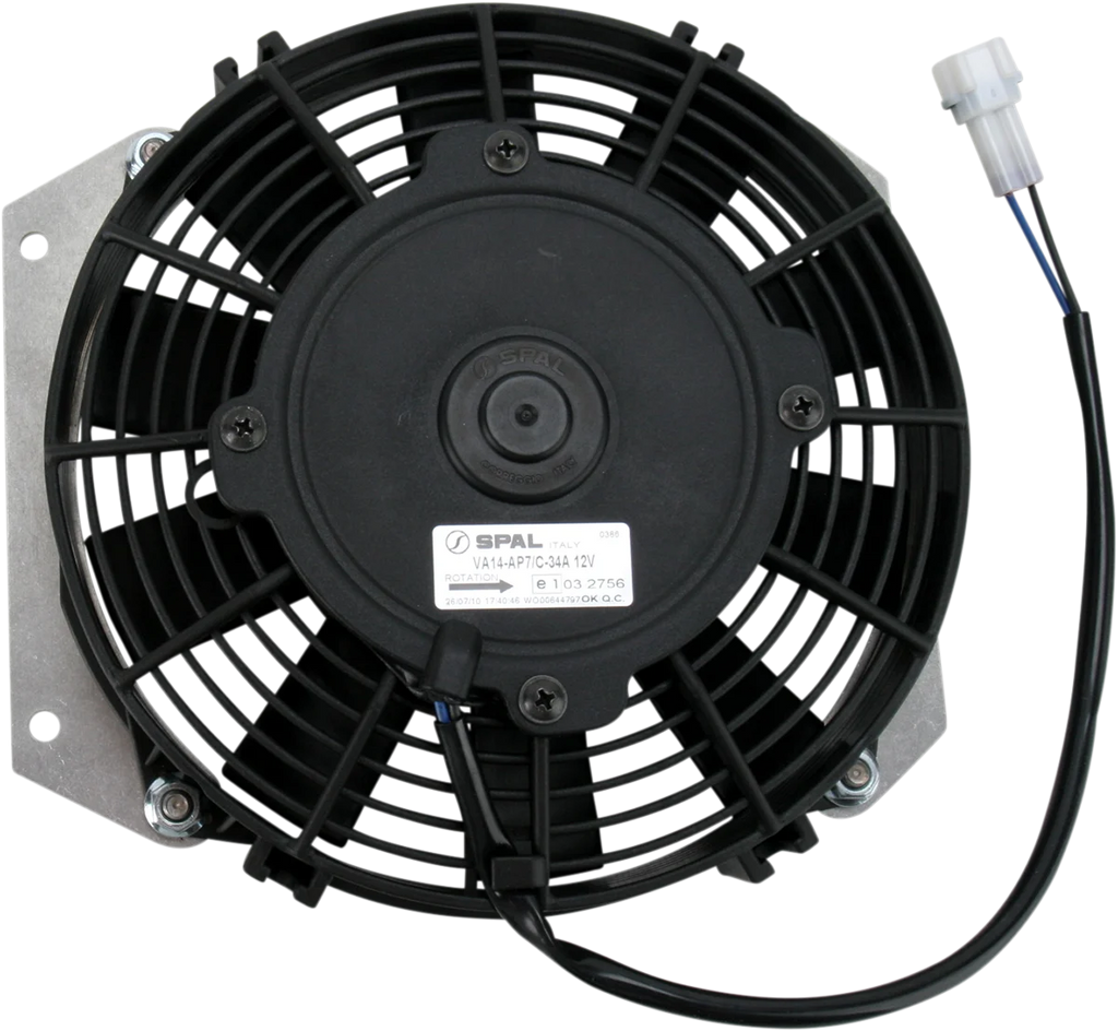 Moose Offroad Hi-Performance Cooling Fan - 440 CFM - Yamaha Z2004 - Side View