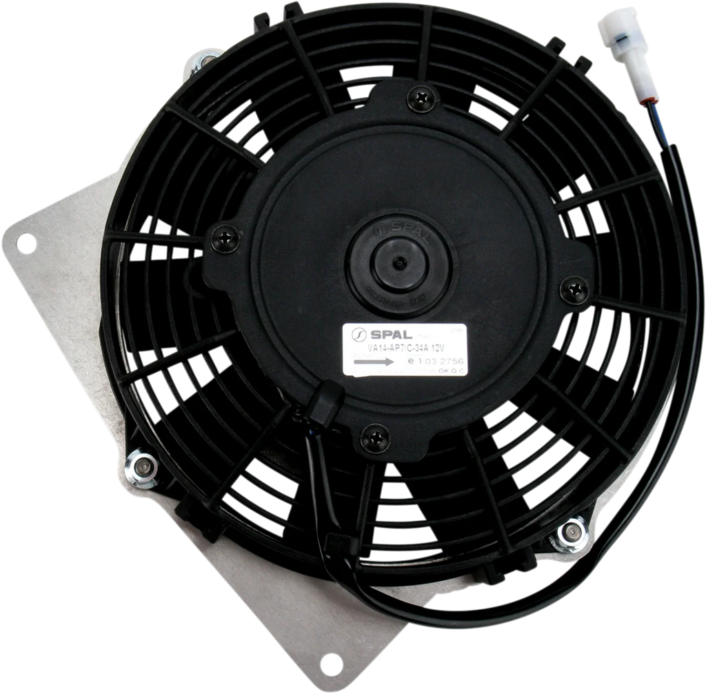 Moose Offroad Hi-Performance Cooling Fan - 440 CFM - Yamaha Z2006 - Side View