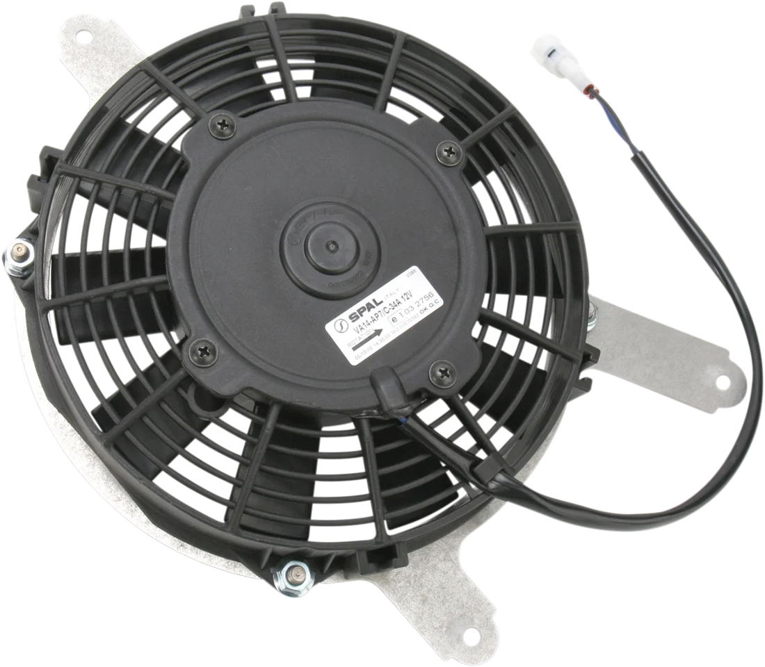 Moose Offroad Hi-Performance Cooling Fan - 440 CFM - Z5105 fits Suzuki - Side View
