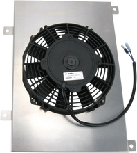 Load image into Gallery viewer, Moose Offroad Hi-Performance Cooling Fan - 600 CFM - Kawasaki Z5020 - Side View
