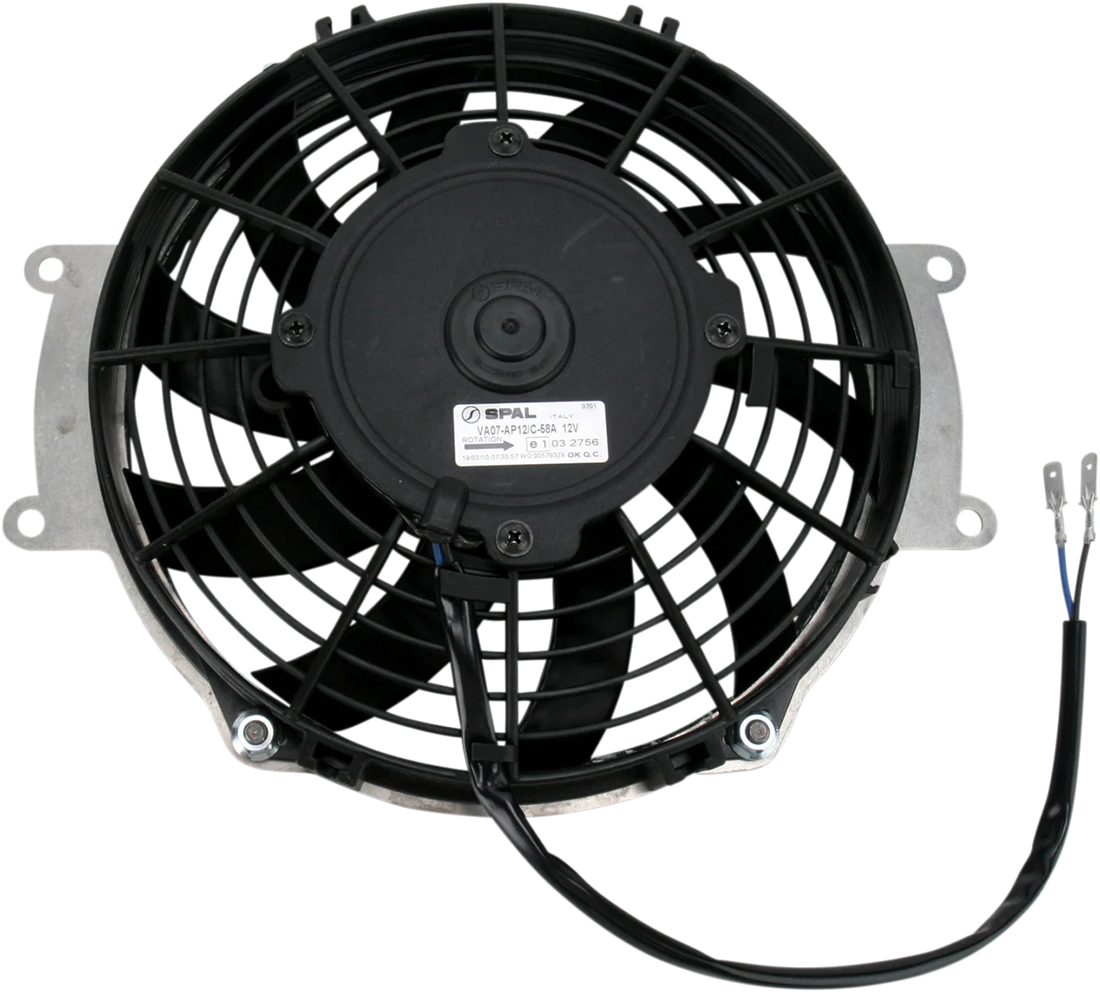 Moose Offroad Hi-Performance Cooling Fan - 600 CFM - Z5012 fits Kawasaki - Side View