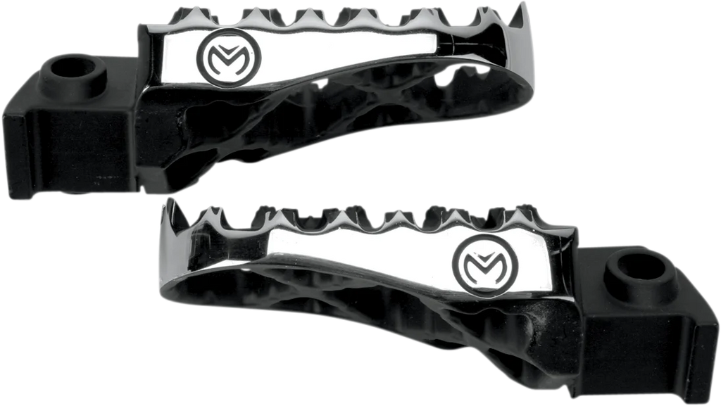 Moose Offroad Hybrid Foot Pegs - Standard - STCR-5 fits Honda - Side View