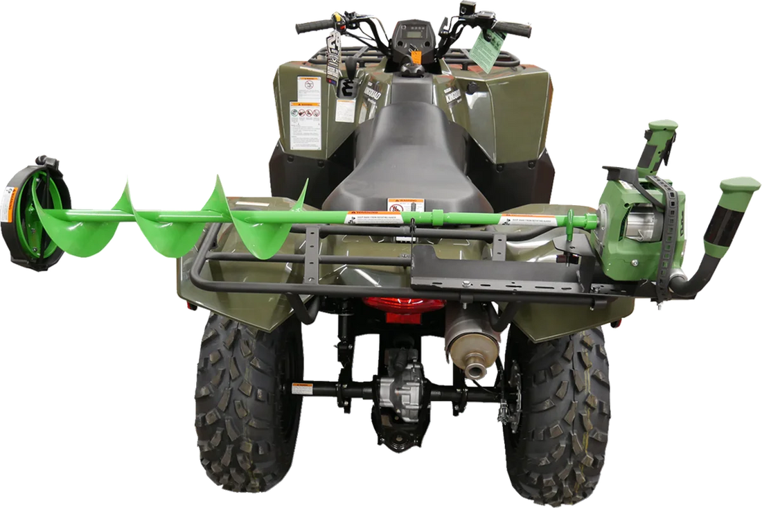 Moose Offroad Ice Auger Carrier Mount - Rack 5018-006HO fits ATV - Back View