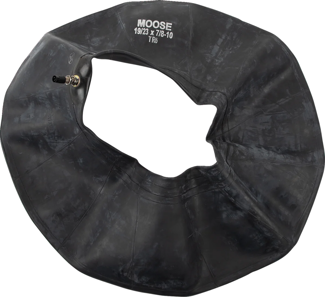 Moose Offroad Inner Tube - Heavy Duty - 10" - TR-6 - Center Metal Valve W99-6159 - Side View