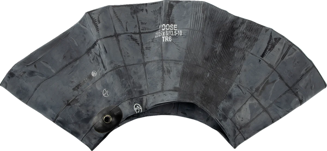 Moose Offroad Inner Tube - Heavy Duty - 10" - TR-6 Offset - Side Metal Valve W99-6161 - Side View