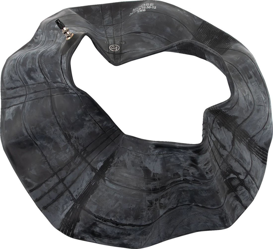 Moose Offroad Inner Tube - Heavy Duty - 12" - TR-6 - Center Metal Valve W99-6163 - Side View
